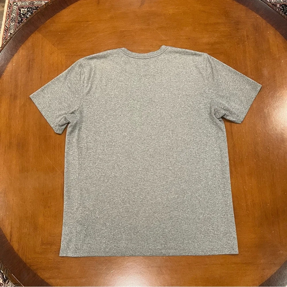 Nike Men’s Dri-Fit Short-Sleeve Fitness T-Shirt Heather Gray Large‎ Gym Athletic